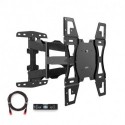 Suptek Fully Adjustable Dual Arm Monitor Desk Mount Stand for 13"-27" Screens upc 739450799287