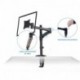 Suptek MD1021B Adjustable Monitor Desk Mount Stand for One LCD Flat Screen Monitors Clamp Base