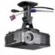 Universal Projector Ceiling Mount Bracket Black Projection Mount (Suptek PR01B) 