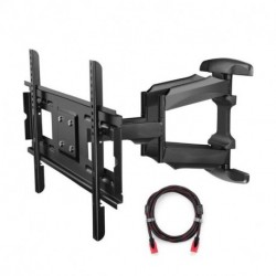 suptek Articulating Full Motion TV Wall Mount Bracket for 32"-75" LED LCD Plasma TVs up to 165 lbs with VESA up to 600x400 mm MA80A(EAN:0739450799638)