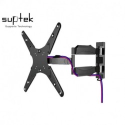 Suptek TV Wall Bracket Mount with Full Motion Swivel Articulating for most 22"-55" LED LCD Plasma Flat Screen up to 88lbs VESA400x400 HDMI Cable MA4263 （EAN:	0739450799225）
