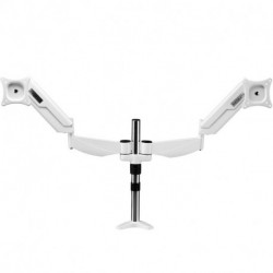 Suptek Dual Monitor Mount Stand Full Motion Vesa Mount with Gas Spring & Clamp Fits 13"-30" PC Monitor White MD5422W (EAN: 0739450799683)