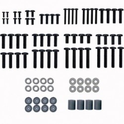 Suptek Universal TV Installation Hardware Kit Includes M4 M5 M6 M8 TV Sets Screws and Spacers for Most TVs Up To 80"/204cm YF-UVSP (EAN: 0739450800006)