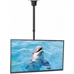 Suptek Ceiling TV Mount Fits Most 26-55 inch LCD LED Plasma Panel Display with Max VESA 400x400mm Loaded up to 45kg/100lbs Height Adjustable MC4602