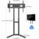 Suptek TV Floor Stand Against The Wall for 32-70 inch TVs LED LCD Screens Height Adjustable TV Cart (ML5273-2)