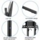 Suptek TV Floor Stand Against The Wall for 32-70 inch TVs LED LCD Screens Height Adjustable TV Cart (ML5273-2)