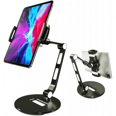 Suptek Tablet Stand Phone Holder Desktop Stand Adjustable Angle Design for Tablets & Tablet Smartphone up to 12.9 Inch fits Kitchen, Bedside, Office YF208D (EAN:	0739450799867)