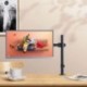 Suptek Fully Adjustable Single Monitor Stand Mount Fits One Screen 13-32 inch 22lbs for Monitor Computer Screen 13 15 17 19 20 22 23 24 26 27 30 32 inch VESA 75 100 (MD9421)