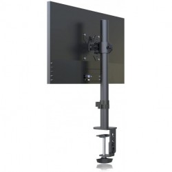 Suptek Single Fully Adjustable Monitor Arm Stand Mount for One Monitor Computer Screen 13-32 inch Weighs Up to 22lbs with VESA 75-100 (MD9401)