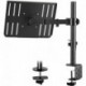 Suptek Full Motion Laptop Riser Desk Mount Stand with Grommet Option, Height Adjustable (400mm), Fits up to 17 inch Notebooks , VESA 100, up to 22lbs (MD6421TP004)