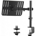 Suptek Full Motion Laptop Riser Desk Mount Stand with Grommet Option, Height Adjustable (400mm), Fits up to 17 inch Notebooks , VESA 100, up to 22lbs (MD6421TP004)