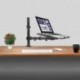 Suptek Full Motion Laptop Riser Desk Mount Stand with Grommet Option, Height Adjustable (400mm), Fits up to 17 inch Notebooks , VESA 100, up to 22lbs (MD6421TP004)
