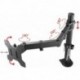 Suptek Full Motion Laptop Riser Desk Mount Stand with Grommet Option, Height Adjustable (400mm), Fits up to 17 inch Notebooks , VESA 100, up to 22lbs (MD6421TP004)