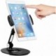 Suptek Aluminum Tablet Desk Stand 360° Flexible Cell Phone Holder Mount for iPad, iPhone, Samsung, Asus and More 4.7-11 inch Devices, Good for Bed, Kitchen, Office (YF108D)