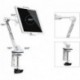 Suptek Aluminum Tablet Desk Mount Stand 360° Flexible Cell Phone Holder for iPad, iPhone, Samsung, Asus and More 4.7-11 inch Devices, Good for Bed, Kitchen, Office (YF208BW)