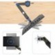 suptek Monitor Mount Gas Spring Monitor Arm Desk Mount Fully Adjustable Fits 17 20 22 23 24 26 27 inch Monitors Weight Capacity up to 13.2 lbs (MD8BY)