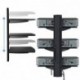 Suptek Glass TV Wall Mount with DVD Shelf and PS4 Support, 3-Tier CS303