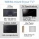 Suptek TV Wall Mount Swivel and Tilt Full Motion for Most 23 to 55 inch TV Mount up to 55lbs max VESA 400x400mm (A1+)