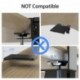 suptek Ergonomics Desk Extender Tray, 9.5"x9.1" Clamp on Table Mount Arm Wrist Rest Shelf, 90° Foldable Computer Arm Rest for Desk, Carbon Fiber, DSF3
