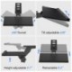 Suptek Keyboard Tray Under Desk Height Adjustable Ergonomic Sliding Keyboard and Mouse Tray, 25”x9.8”, DSF5