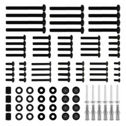 Suptek Universal TV Mounting Hardware Kit Set Includes TV Screws and Anchors M4 M5 M6 M8 TV Screws and Spacer Fit Most TVs up to 80 inch