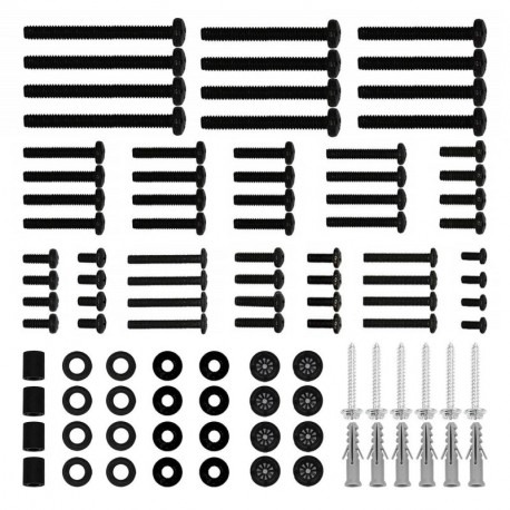 Suptek Universal TV Mounting Hardware Kit Set Includes TV Screws and Anchors M4 M5 M6 M8 TV Screws and Spacer Fit Most TVs up to 80 inch