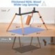 suptek Artistic Easel 37 to 86 inch LED LCD Screen, Studio TV Display Stand, Adjustable TV Mount and Four Beech Legs, Black Bracket, ML4