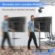 suptek Mobile TV Cart for 21-60 Inch LCD LED Flat/Curved Panel Screen TVs Max VESA 400x400 with Laptop Shelf Holds up to 77lbs, ML55B