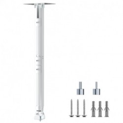 suptek 49inch Extended Mini Projector Ceiling Mount Adjustable Wall Mount with Thread Adapters for Projector DVR Camera (PR05LMINIW)