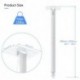 suptek 49inch Extended Mini Projector Ceiling Mount Adjustable Wall Mount with Thread Adapters for Projector DVR Camera (PR05LMINIW)