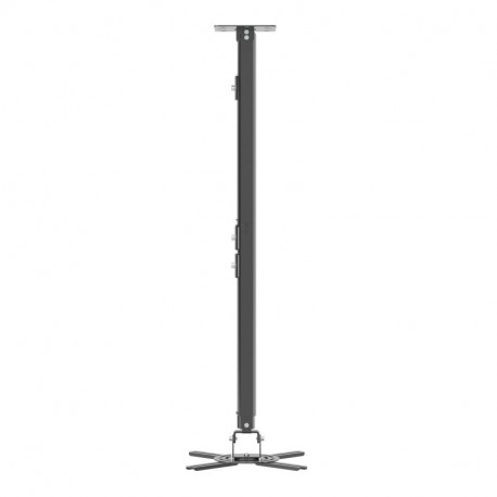suptek Projector Ceiling Mount Bracket Fits Flat or Sloped Ceiling Height Adjustable with Extendable Length 30.7-49.21inch,for LCD/DLP Projectors,Black (PR05LB)