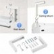 suptek Universal Projector Screen Wall Mount L-Brackets Wall Hanging Mount 6 inch Adjustable Extension Mounting Hooks for Projection Screen up to 66 lbs, 30 kg Capacity Each, PRL001, White (1 Pair)