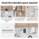 Suptek Wall Outlet Shelf 2 Pack,Home Wall Shelf Organizer for Outlets,Perfect for Bathroom, Kitchen, Bedrooms,Hold Cell Phone,Speaker up to 20lbs,With Cable Management and Detachable Hooks,White(S3W2)