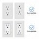 suptek Large Wall Outlet Shelf,Home Wall Shelf Organizer for Outlets,Perfect for Bathroom Kitchen,Bedrooms,Ideal for Cell Phone Speaker up to 20lbs,with Cable Management and Detachable Hooks (S3XLW)