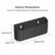 Suptek Remote Control Holder Wall Mount，Hole-Free TV Remote Holder for 3 or 4 Remotes, Black, Quantity 2，S4B2