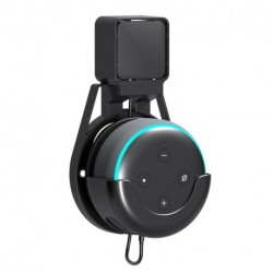 suptek Wall Mount Holder for Echo Dot 3rd Gen, Outlet Wall Mount Stand for Alexa, with Built-in Cable Management, Wall Screw or Stick-on Option, S5B
