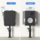 suptek Clamp-on Speaker Stand Desk Mount Set, Height Adjustment, Tilt, Swivel, 9.6 x 8.8 inch Trays, Universal Audio Holders for Computer and Bookshelf Speakers, Elevated Sound, 2 Pack, Black, SDM001B