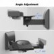 suptek Large Dual Side Clamping Bookshelf Speaker Wall Mounting Bracket for Large Surrounding Sound Speakers, Hold up to 66lbs Black SPM201XL