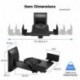 Suptek Speaker Wall Mounts - Dual Speaker Stands for Surround Sound, Universal Bracket, Tilt Swivel Shelves Up To 55lbs (Black, 2 Pack)SWM201