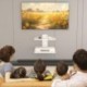 suptek Floating TV Shelf, Wooden Wall Mounted Shelves for DVD Players, Cable Boxes, Routers, Game Consoles-Holds Up to 15.4lbs, Includes 2 Shelves, Ideal for Living Room Decor (CS502W)