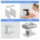 suptek Floating TV Shelf, Wooden Wall Mounted Shelves for DVD Players, Cable Boxes, Routers, Game Consoles-Holds Up to 15.4lbs, Includes 2 Shelves, Ideal for Living Room Decor (CS502W)