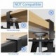 suptek Keyboard Tray Under Desk Pull Out with Adjustable 45° C Clamp for L Shaped Desk, Computer Keyboard & Mouse Tray, 25.6 (30 Including Clamps) x 11.8 inch, Black, DSF1R