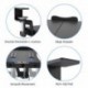 suptek Keyboard Tray Under Desk Pull Out with Adjustable 45° C Clamp for L Shaped Desk, Computer Keyboard & Mouse Tray, 25.6 (30 Including Clamps) x 11.8 inch, Black, DSF1R