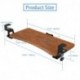 suptek Keyboard Tray Under Desk Pull Out with C Clamp Mount, Computer Keyboard & Mouse Tray, 25.6 (30 Including Clamps) x 11.8 inch Slide-Out Platform Computer Drawer for Typing, Dark Wood, DSF1SM