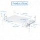 suptek Small Keyboard Tray Under Desk Pull Out with C Clamp Mount, Computer Keyboard & Mouse Tray, 20 (24.2 Including Clamps) x 11.8 inch Slide-Out Platform Computer Drawer for Typing, White, DSF1SW
