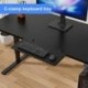 Suptek Clamp-on 9.5 x 23.6 inch Desk Extender, Wrist Support, Foldable Keyboard Tray Platform, Suitable for Office Desks, Black, DSF3LB