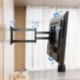 Suptek 40Inch Extension Full Motion Long Arm TV Wall Mount for 42-85 Inch TVs, Swivel & Tilt, Supports Max VESA 600x400mm, 155 lbs Load Capacity, Compatible with 16”, 18” Studs, MA90A