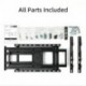 Suptek 40Inch Extension Full Motion Long Arm TV Wall Mount for 42-85 Inch TVs, Swivel & Tilt, Supports Max VESA 600x400mm, 155 lbs Load Capacity, Compatible with 16”, 18” Studs, MA90A