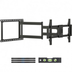 Suptek 40 Inch Extension Full Motion Long Arm TV Wall Mount for 42-90 Inch TVs, Swivel & Tilt, Supports Max VESA 800x400mm, 155 lbs Load Capacity, Compatible with 16”, 18”, 24” Studs, MA90AL