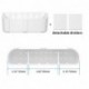 suptek Remote Control Holder Wall Mount，Hole-Free TV Remote Holder for 3 or 4 Remotes, White, Quantity 1, (S4W)